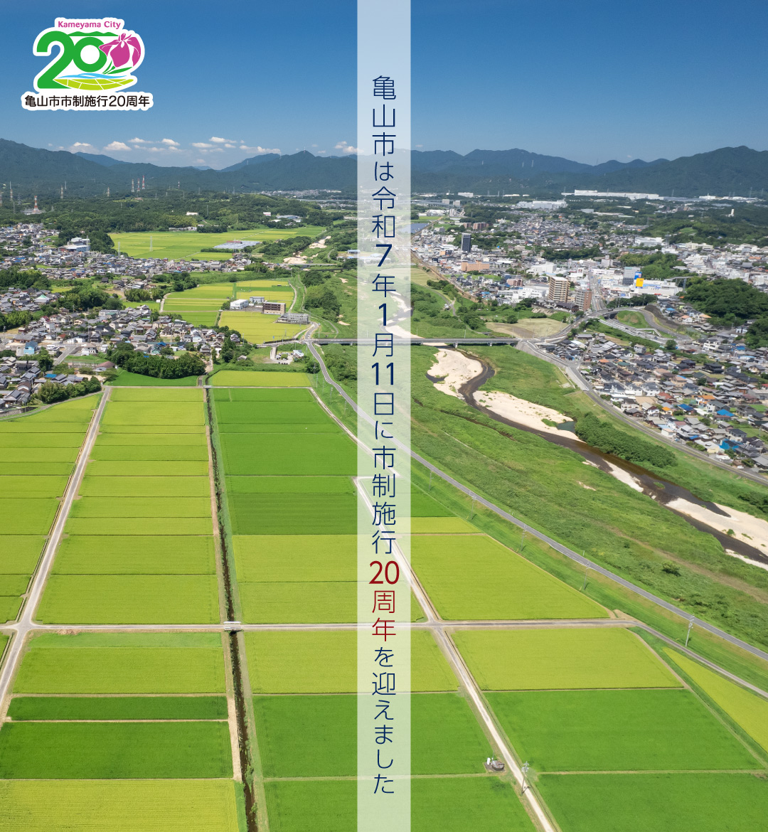 市制施行20周年記念スライド