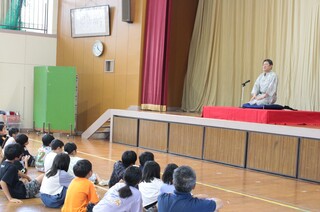 林家菊丸_講演風景３