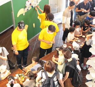 亀の甲羅に絵を描こう写真