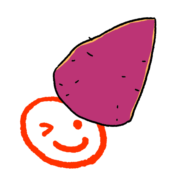 さつまいもスタンプ