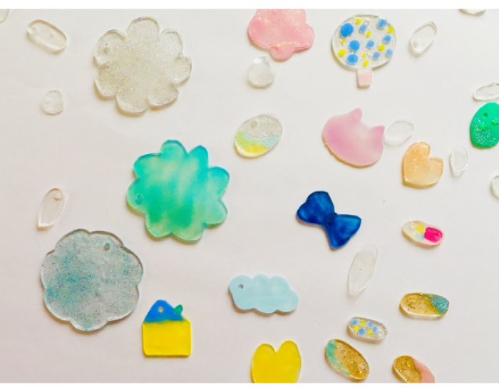 プラ板のキーホルダー作り