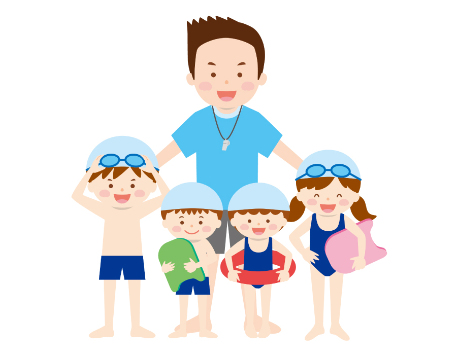 子どもにレッスン！水泳教室