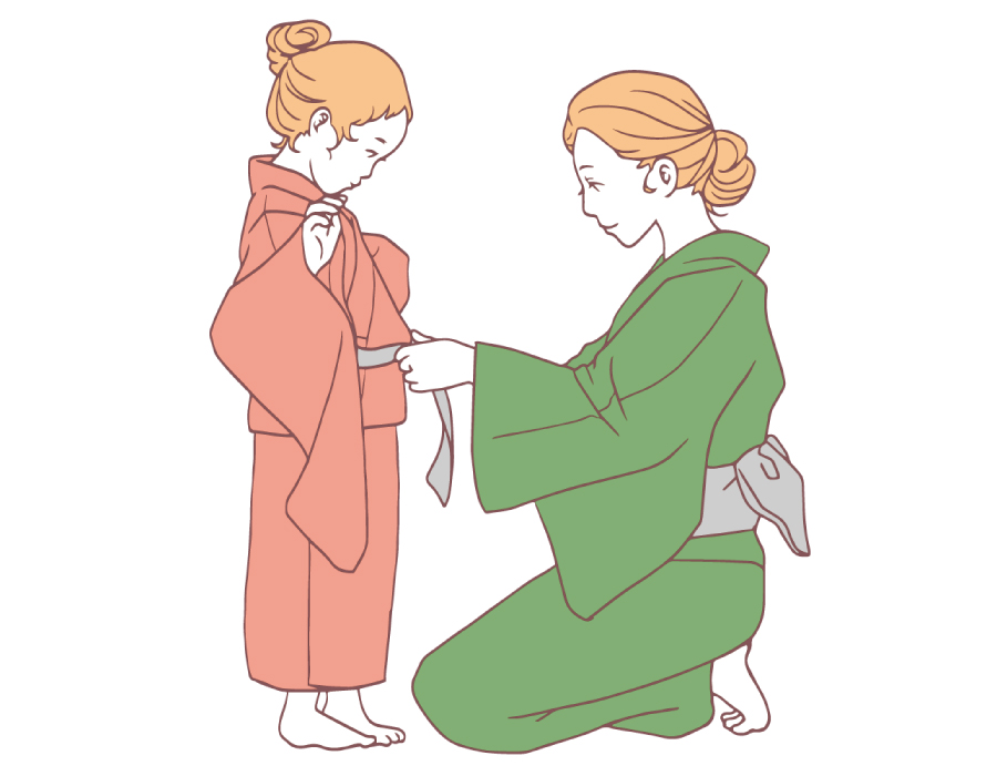 親子ゆかた着付け講座