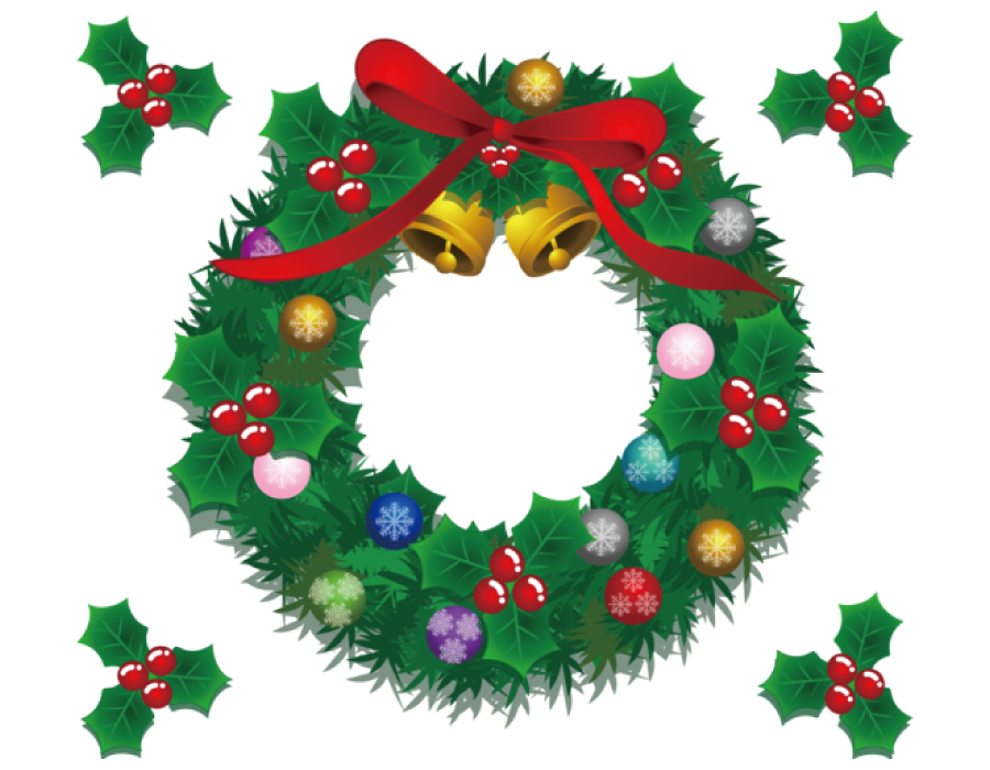 クリスマスリース教室