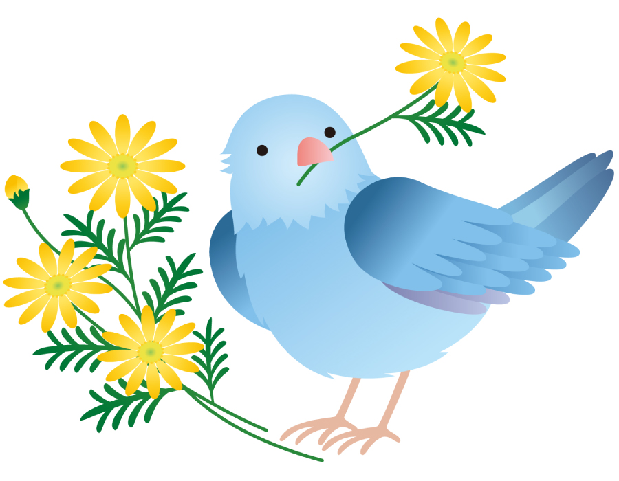 小鳥のためのフォレイジング工作