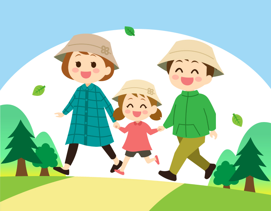 ネイチャークラフト体験と森林クイズラリー