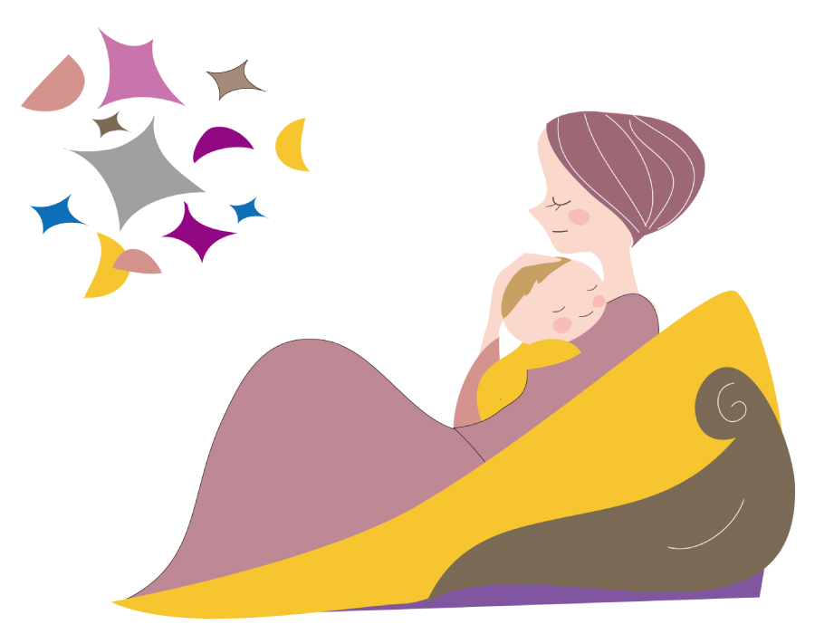 バランスボールでエクササイズ