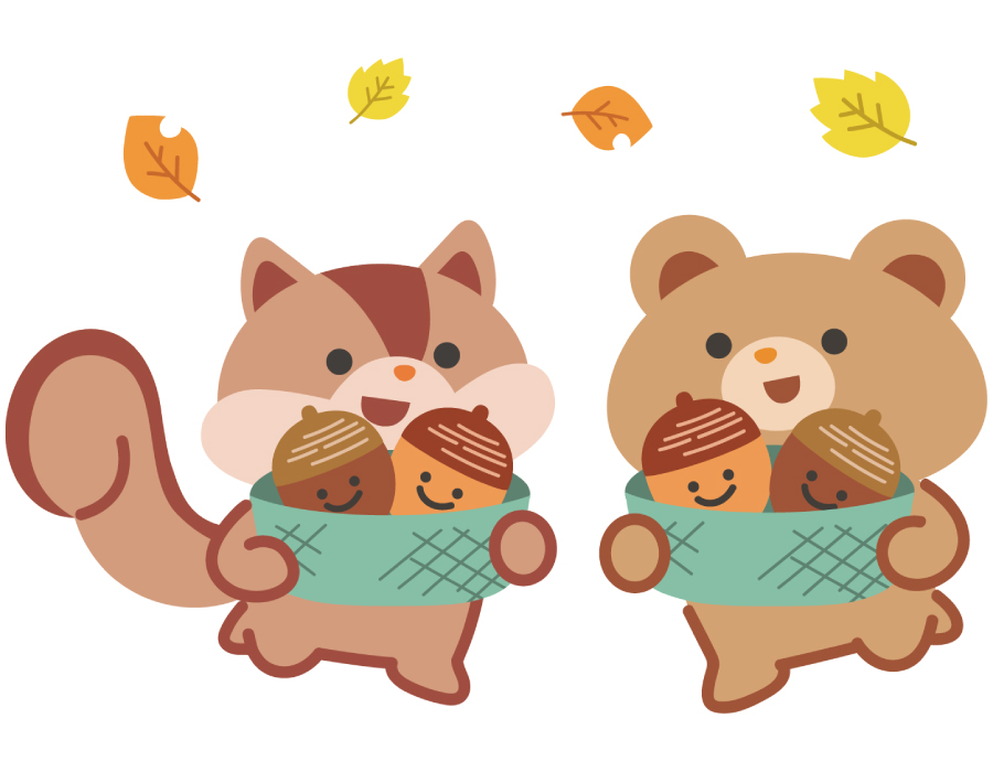 葉っぱやどんぐりで何つくろう？