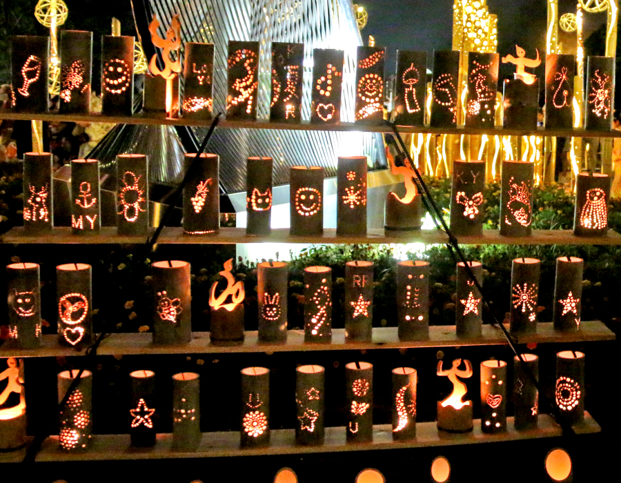 竹あかり作り体験会