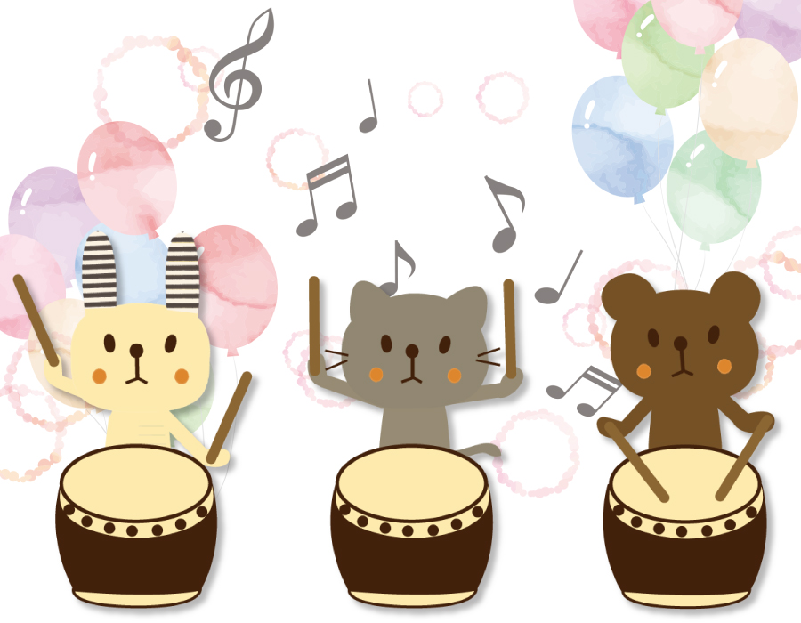 太鼓を叩いてみませんか？