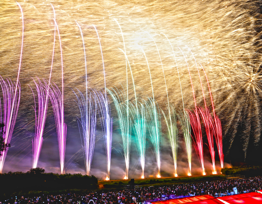 亀山市関宿納涼花火大会
