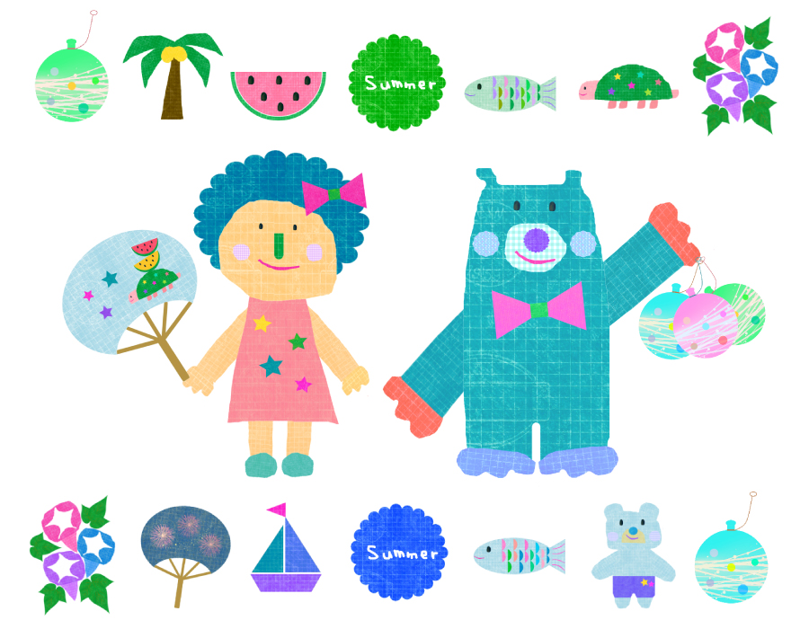 夏まつりごっこ