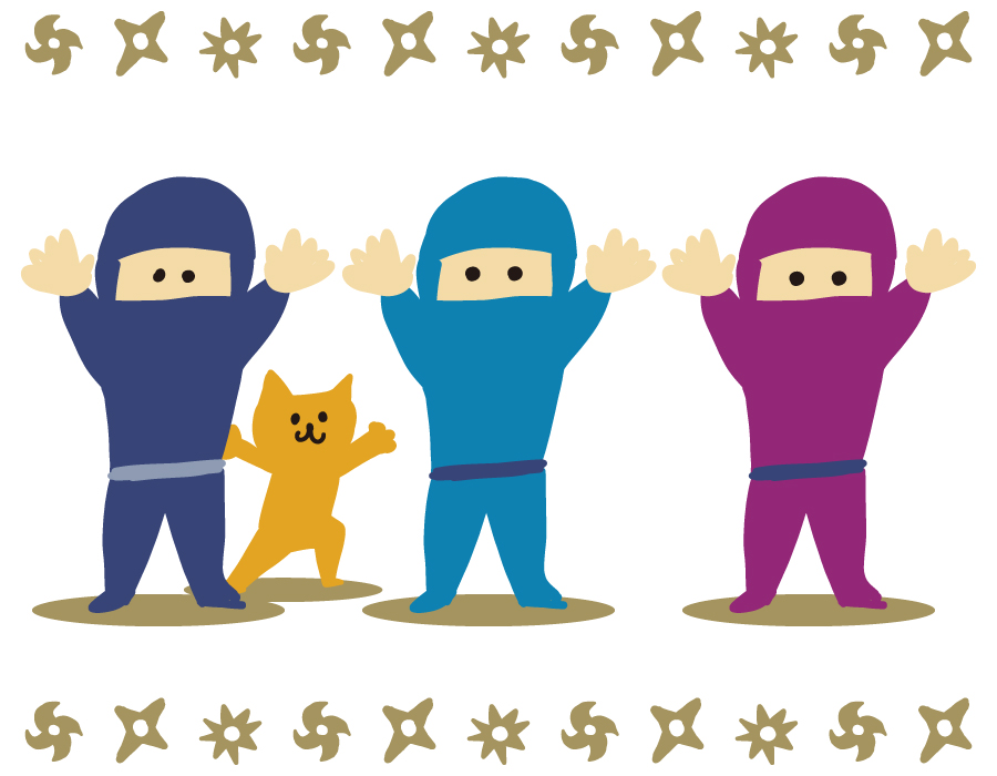 １日忍者になってみよう！