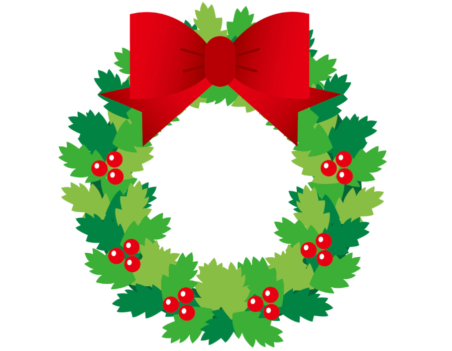 親子体験クリスマスリースづくり