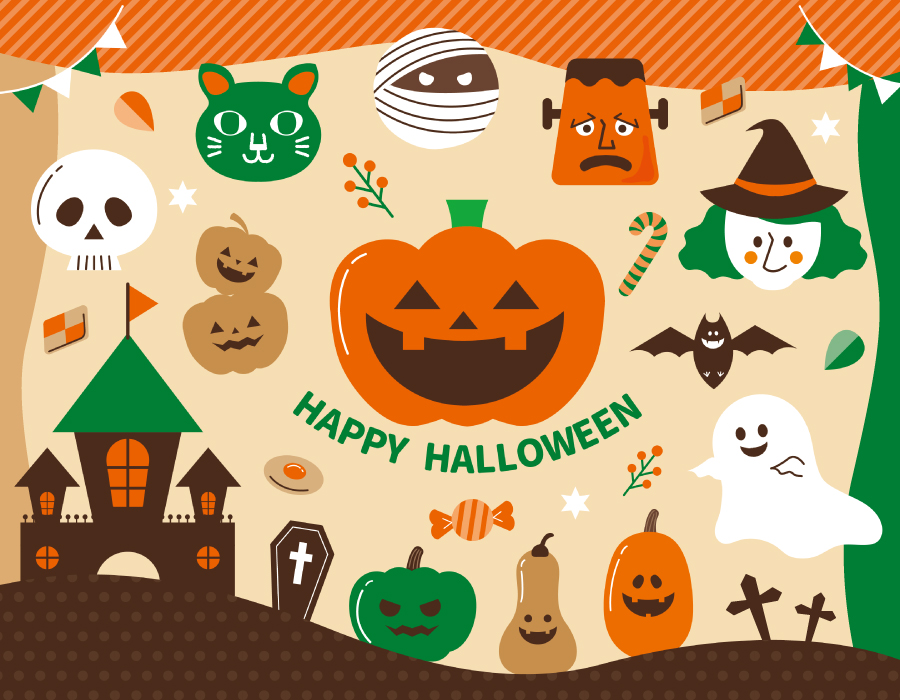 ハロウィンのおばけちゃんを作ろう ハロウィンのおばけちゃんを作ろう