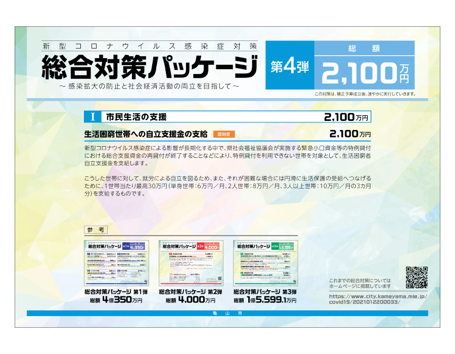 総合対策パッケージ（第４弾）