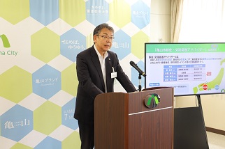 記者会見の様子（6月24日）