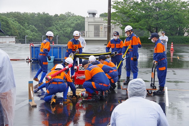 訓練準備中